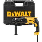 MARTELETE SDS PLUS ELETROPNEUMÁTICO 800W 2,6J 2KG 220V COM MALETA DEWALT D25133K-BR