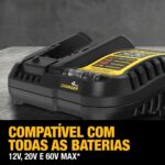 CARREGADOR DE BATERIAS DCB1104-BR 4,0AH BIVOLT DEWALT-DCB1104-BR - Imagem 4