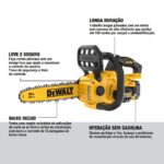 MOTOSSERA ELETRICA CORDLESS CHAINSAW 20V MA X LI-ION (DEWALT) - Imagem 5