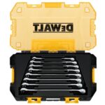 JOGO DE CHAVES COMBINADAS COM 8 PEÇAS E MALETA PLÁSTICA DEWALT DWMT45426-BR