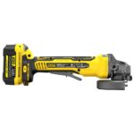 ESMERILHADEIRA ANGULAR 4-1/2" - 5" (115MM - 125MM) 20V MAX* LI-ION BRUSHLESS, 2 BAT 4AH (SB204) CARREG. BIVOLT (SC400) E MALETA - Imagem 3