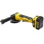 ESMERILHADEIRA ANGULAR 4-1/2" - 5" (115MM - 125MM) 20V MAX* LI-ION BRUSHLESS, 2 BAT 4AH (SB204) CARREG. BIVOLT (SC400) E MALETA - Imagem 2
