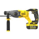 MARTELETE PERFURADOR/ROMPEDOR SDS PLUS 22MM BRUSHLESS COM 2 BATERIAS 20V/CARREGADOR E MALETA STANLEY-SBH900M2K-BR - Imagem 2