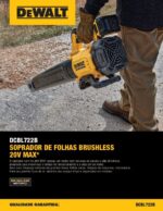 Soprador 20V Max Brushless com Concentrador Aerospike sem Bateria e Carregador DEWALT-DCBL722B-B3 - Imagem 4