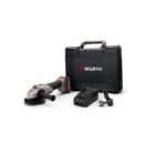 Kit Esmerilhadeira à Bateria 115mm 20V com Maleta, 1 Ferramenta, 1 Bateria 20V/5Ah, 1 Carregador 4Ah - Wurth - 5702519011