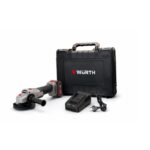 Kit Esmerilhadeira à Bateria 115mm 20V com Maleta, 1 Ferramenta, 1 Bateria 20V/5Ah, 1 Carregador 4Ah - Wurth - 5702519011