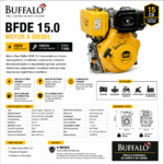 MOTOR BFDE 15.0CV (BUFFALO) - Imagem 3