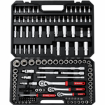 JOGO SOQUETE REDSTRIPE 1/4+3/8+1/2 154PCS (WURTH)
