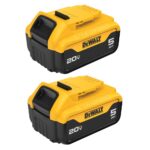 KIT 2 BATERIAS 5AH 20V C/CARREGADOR + BOLSA DCB205C2K (DEWALT) - Imagem 3