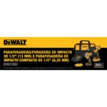 KIT PARAFUSADEIRA/FURADEIRA IMPACTO 1/2 POL 20V BRUSHLESS + PARAFUSADEIRA DE IMPACTO 1/4 POL + 02 BATERIAS 2,0AH + CARREGADOR BIVOLT E BOLSA DCK276D2-BR (DEWALT) - Imagem 2