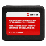 JOGO SOQUETE IMPACTO 1/2 LIGA LEVE 3 PCS (WURTH) - Imagem 3