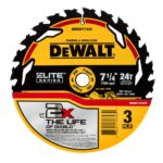 LAMINA SERRA CIRCULAR ELITE SERIES  60D / 7-1/4" DWAW71424-Z (DEWALT)