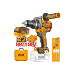 PARAFUSADEIRA E FURADEIRA BL166 NM IMPACTO 1/2 A BATERIA 20V LINHA P20S C 2 BAT 5AH (INGCO) CIDLI201668-9