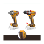 COMBO 2 PCS PARAFUSADEIRA/FURADEIRA C IMP 1/2 BL 66Nm CHAVE IMPACTO 405Nm ENC QUADR 1/2 C 2 BAT 2Ah (INGCO) CKLI20286-9 - Imagem 3